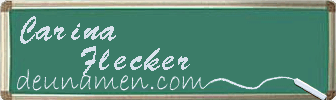 Carina Flecker Visitenkarte